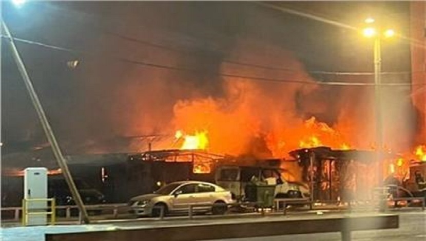 بسبب تسرب الأمونيا.. اندلاع حريق في مصنع  جنوب تل أبيب
