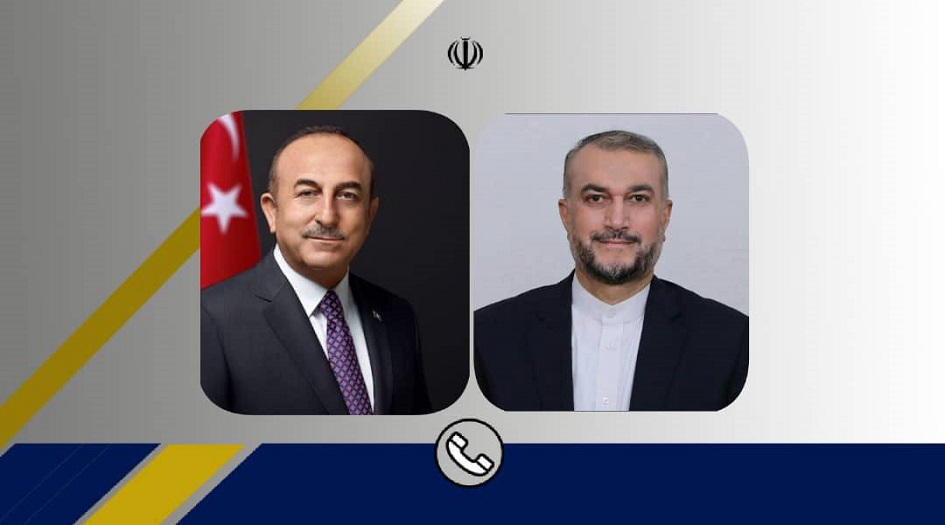 اتصال هاتفي بين وزير الخارجية الايراني ونظيره التركي