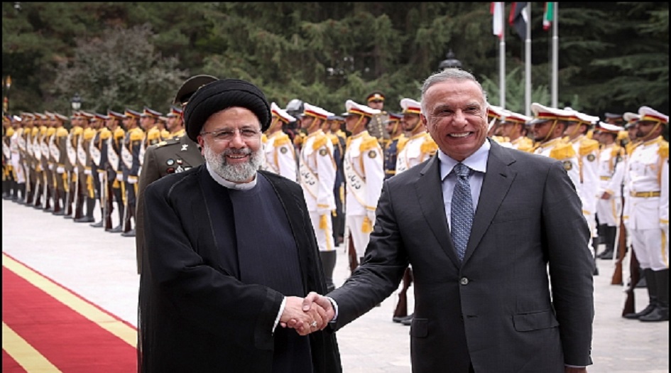 الرئيس الايراني يستقبل رئيس الوزراء العراقي رسمياً