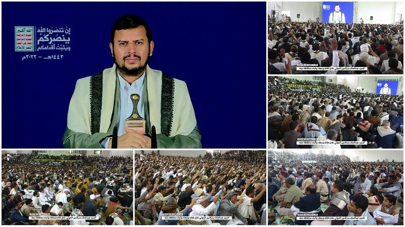 رهبر انصارالله : دشمن در تمام توطئه‌های خود برای ایجاد فتنه در یمن و جنگ تبلیغاتی شکست خورد