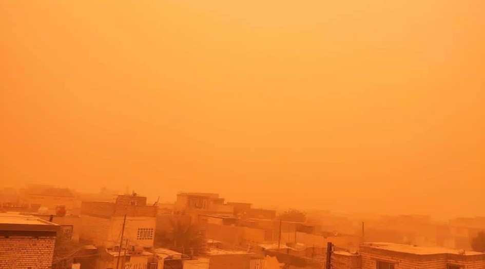 الانواء الجوية العراقية  تتوقع موعد العواصف ترابية  في البلاد  