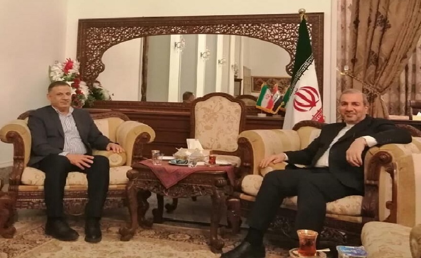 سفير ايران لدى العراق ومحافظ ديالى يتباحثان التعاون المشترك ومسيرة الاربعين