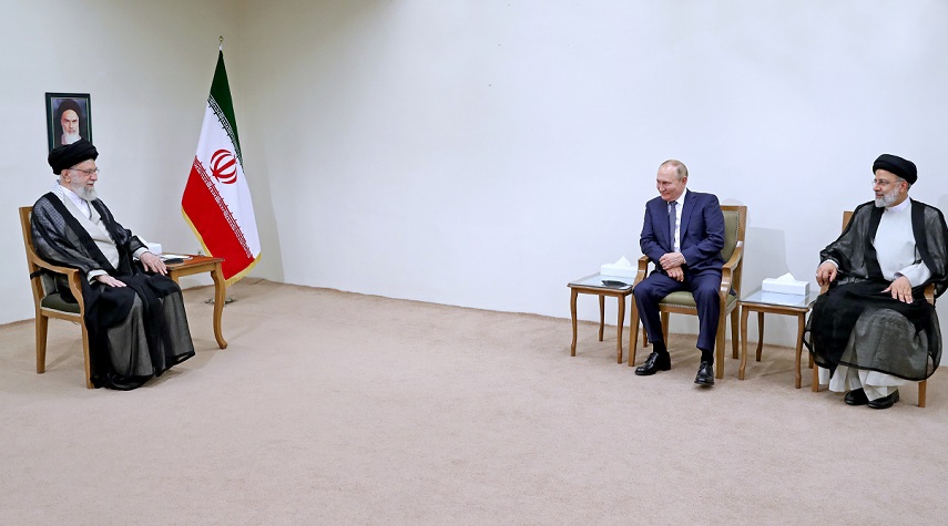 پوتین با رهبر انقلاب اسلامی دیدار کرد +عکس