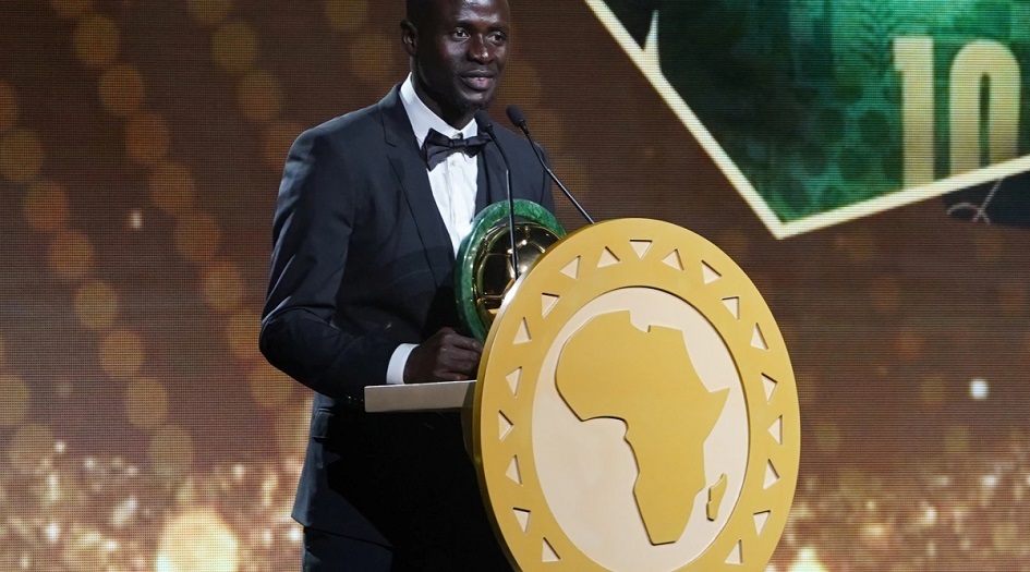 ماني يفوز بجائزة أفضل لاعب أفريقي للمرة ‏الثانية على التوالي
