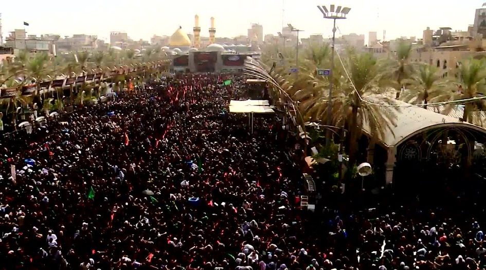 الملايين يشاركون في مراسم احياء يوم العاشر من محرم في كربلاء المقدسة