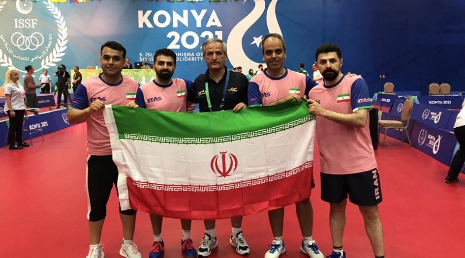 المنتخب الايراني لتنس الطاولة يحصد الذهبية الثانية في دورة العاب التضامن الاسلامي