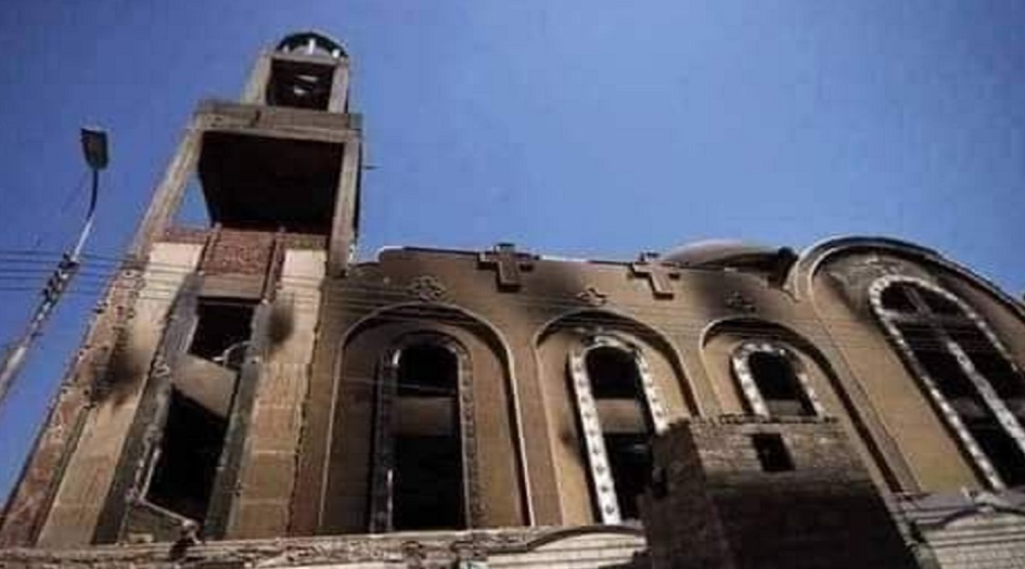 50 قتيل وجريح في حريق كنيسة غرب القاهرة
