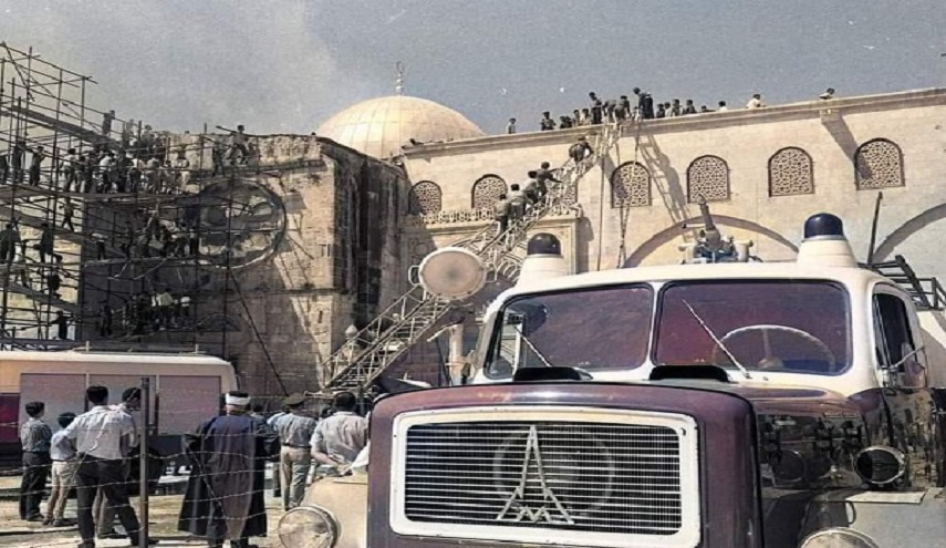 بالصور.. في الذكرى الـ53 لحريق المسجد الأقصى المبارك.. الاحتلال يواصل التهويد