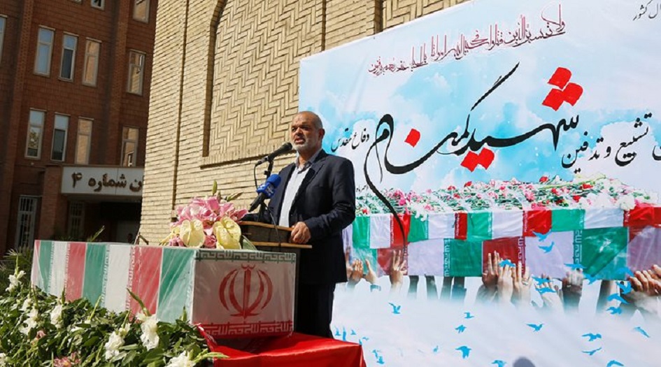 وزير الداخلية الايراني يشيد بموقف شهداء الامن في التصدي لمؤمرات الاستكبار 