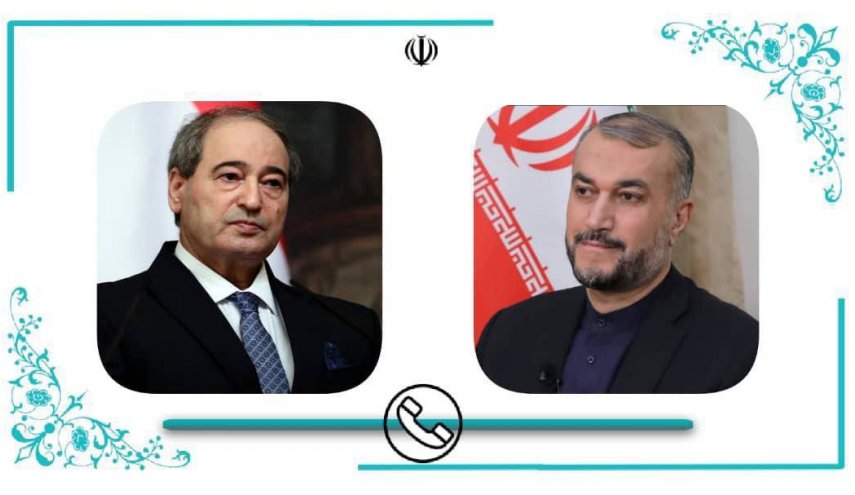 اليكم ما دار بين وزيري الخارجية الايراني والسوري في اتصال هاتفي