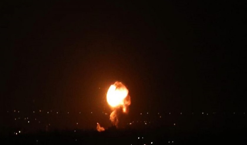 قصف صهيوني على عدة مواقع للمقاومة الفلسطينية في قطاع غزة