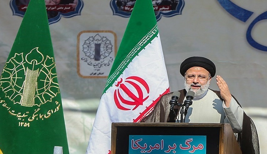 رئيسي: الشعب الإيراني لن يخضع وسيبقى صامدا أمام المخططات والمؤامرات