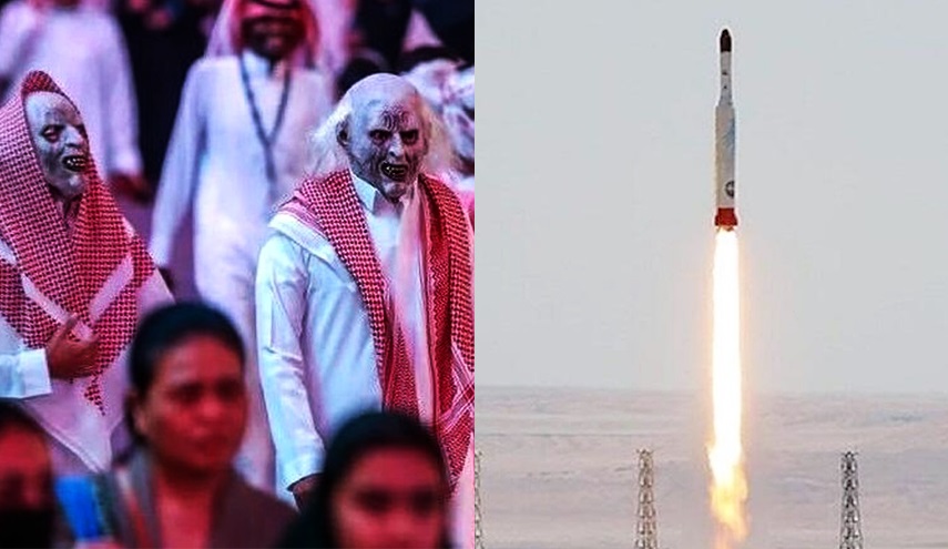 السعودية ملتهية بهلووين وايران تصل الى الفضاء