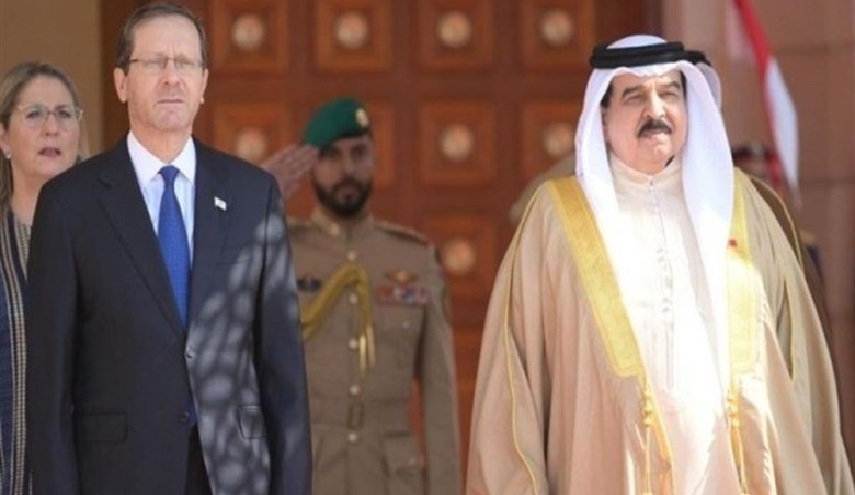 قدردانی رئیس رژیم صهیونیستی از پادشاه بحرین