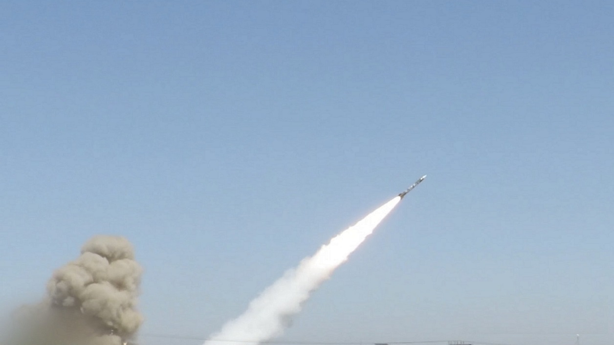 آزمایش موشک ضدکشتی مقاومت در سواحل غزه