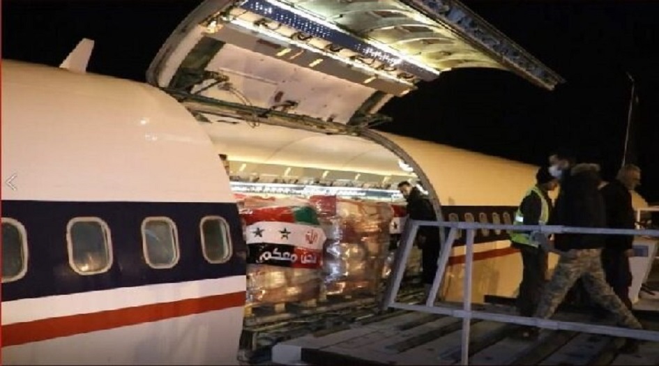 سوريا... الطائرة العاشرة للمساعدات الايرانية تصل الى مطار اللاذقية الدولي 