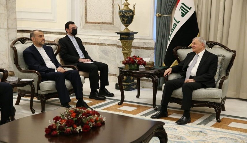 دعوت امیرعبداللهیان از رئیس جمهور عراق برای سفر به تهران