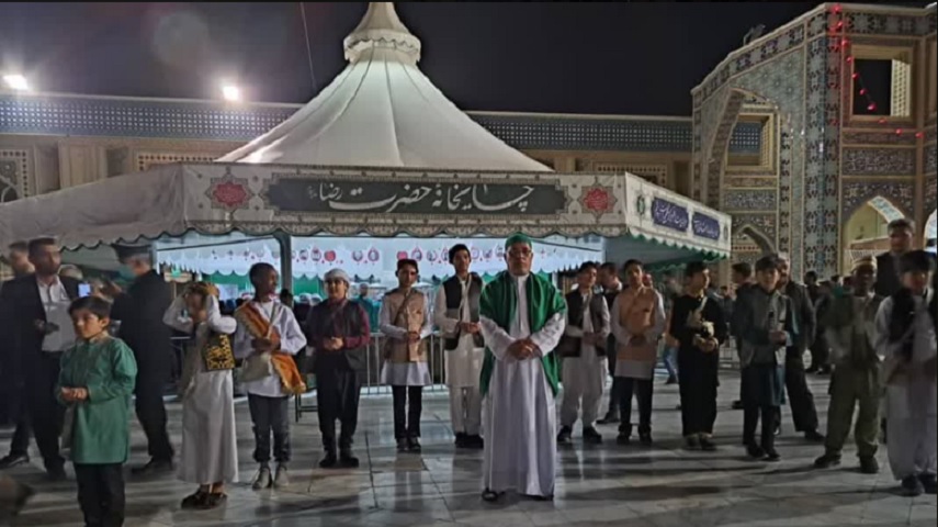برگزاری ویژه برنامه «یوم الناصفه» در مشهد مقدس+عکس