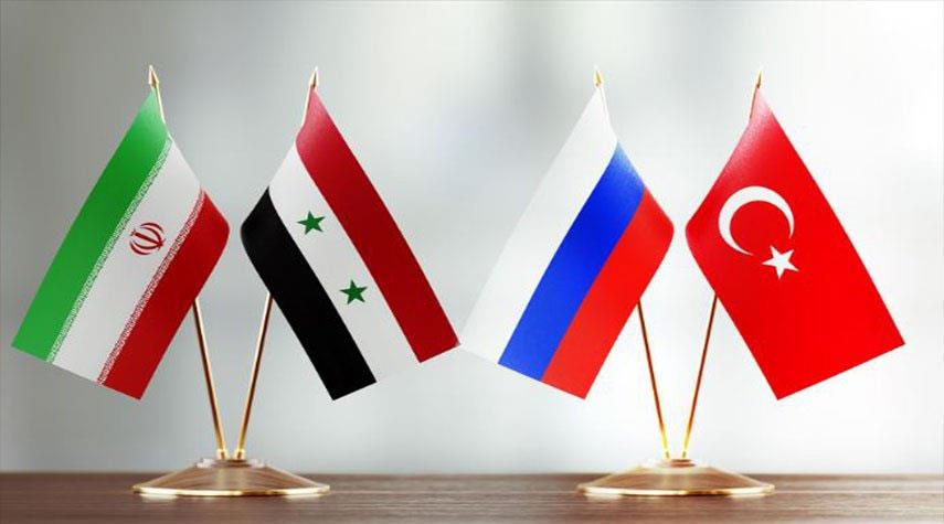  الاتصالات الدبلوماسية لعقد الاجتماع الرباعي" روسيا وايران وسوريا وتركيا" مستمرة