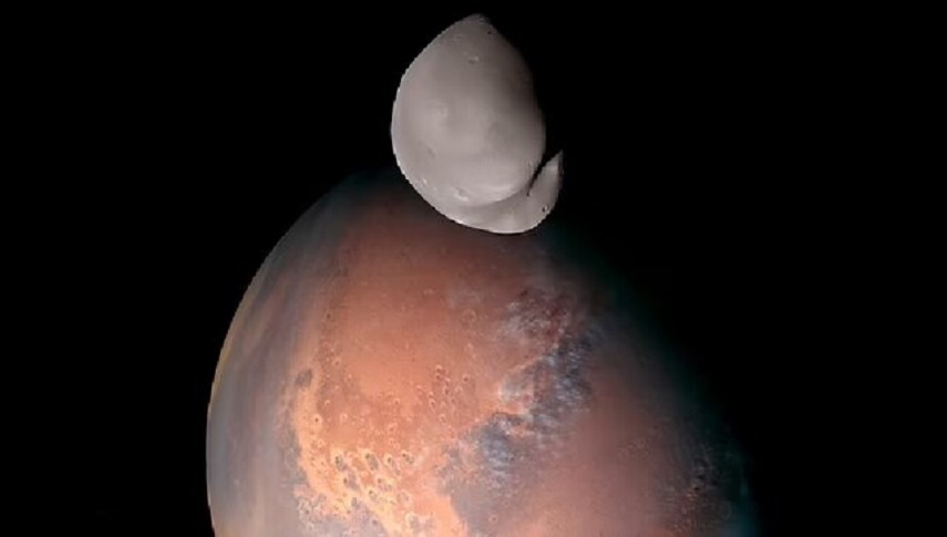 واضح‌ترین و جدیدترین تصاویر از قمر مریخ را تماشا کنید