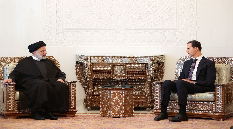 مسؤول ايراني يصف محادثات رئيسي مع الاسد بالبناءة