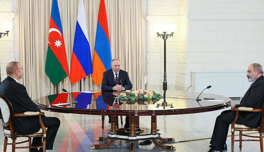 امضای توافق میان جمهوری آذربایجان و ارمنستان در مسکو 