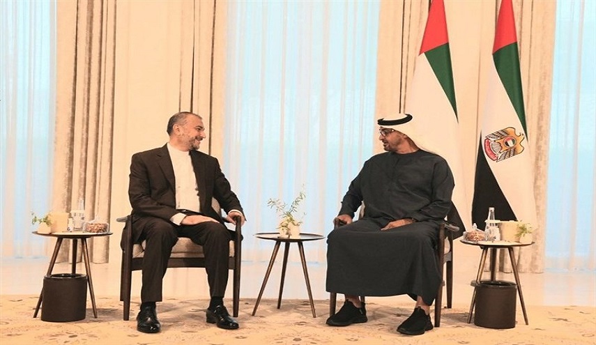 الرئيس الايراني يوجه دعوة الى رئيس دولة الإمارات لزيارة إيران 