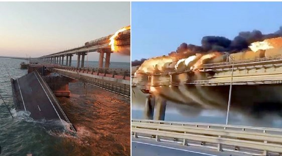 رئيس برلمان القرم  يعتبر تفجير جسر القرم عملية ارهابية 