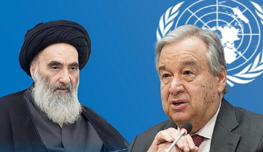 نص رسالة الأمين العام للأمم المتحدة الجوابية للسيد السيستاني بشأن انتهاك حرمة القرآن