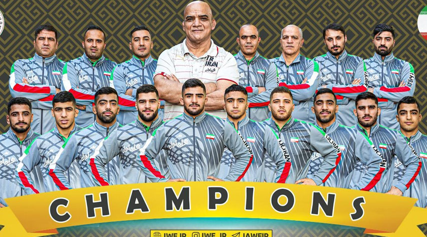  منتخب شباب ايران يفوز ببطولة العالم للمصارعة الحرة تحت 20 عاما 