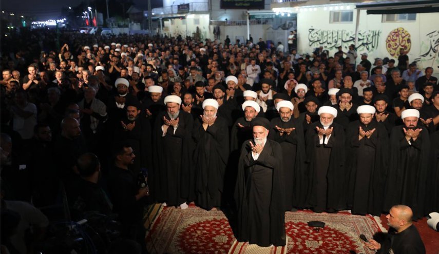 طولانی ترین نماز جماعت جهان در مسیر "طریق الحسین"