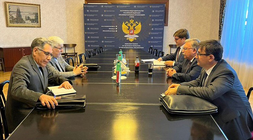  ممثلو إيران وروسيا يجتمعون عشية اجتماع مجلس الحكام 