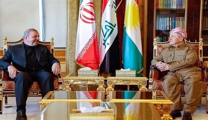 السفير الإيراني يلتقي رئيس الحزب الديمقراطي الكردستاني العراقي