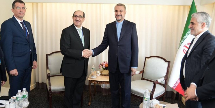 دیدار وزیر امور خارجه ایران با قائم مقام وزیر خارجه سوریه و وزرای خارجه آفریقای جنوبی و امارات 