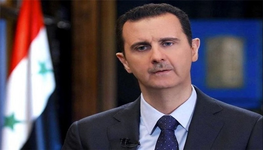 بشار اسد: آمریکا با تروریست‌ها همکاری دارد