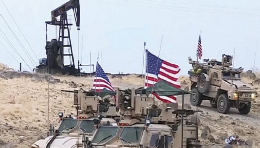 ارتش  اشغالگر آمریکا به سرقت نفت سوریه  ادامه می دهد