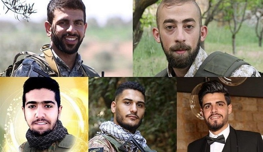  حزب الله يزف 5 شهداء ارتقوا في مواجهة العدو الصهيوني 