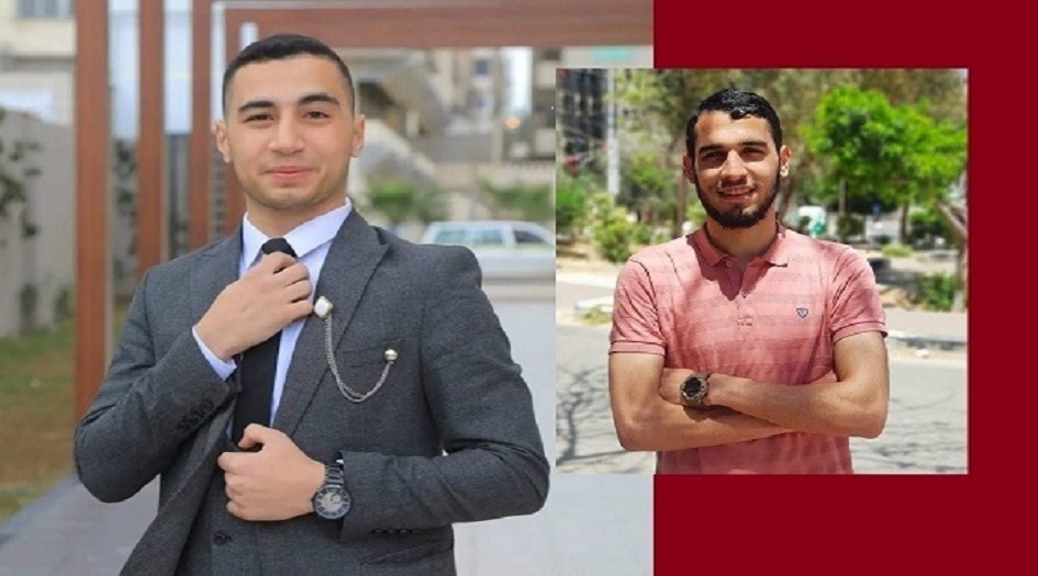 إستشهاد المقرئ الفلسطيني "يوسف الدجني وشقيقه" في غزة  