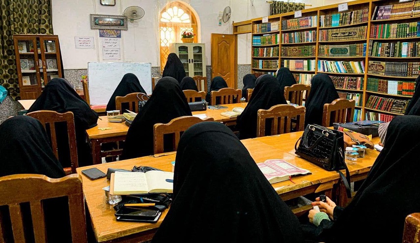 تعليم المقامات القرآنية للنساء في مزار السيد إبراهيم الغمر