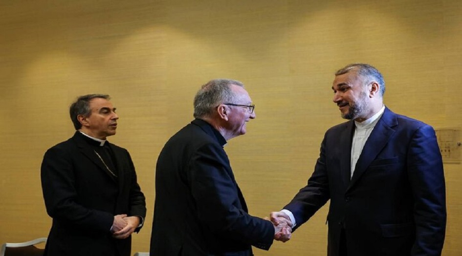 وزير الخارجية الايراني يثمن مواقف الفاتيكان الطيبة تجاه فلسطين 