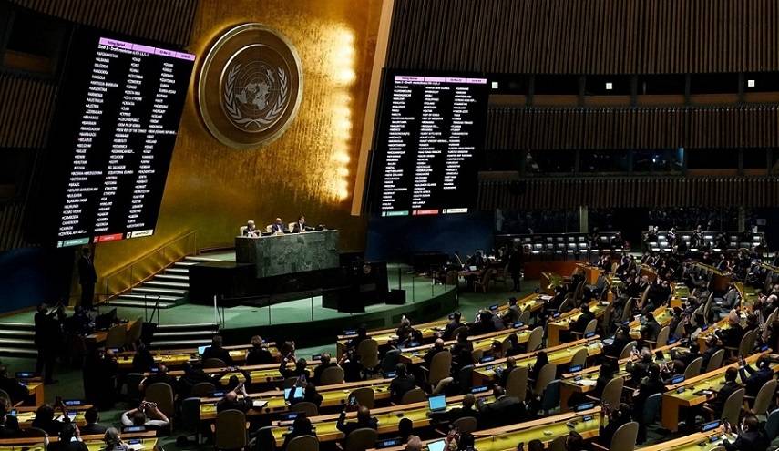  الجمعية العامة للأمم المتحدة تدعم حق الشعب الفلسطيني في تقرير مصيره بأغلبية ساحقة 