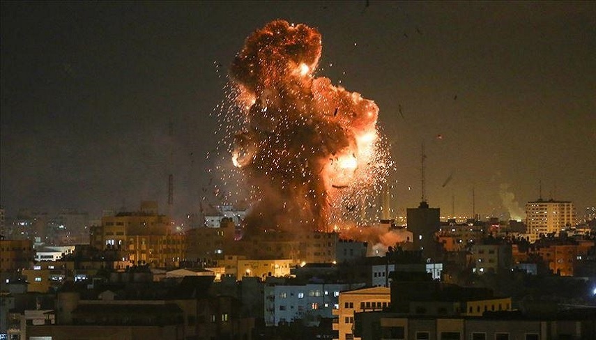 تحولات هشتادوهفتمین روز «طوفان الاقصی» ، بمباران نوار غزه در اولین روز سال نومیلادی 