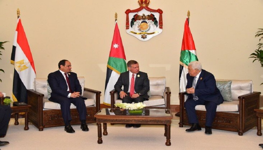 نشست سه جانبه اردن،مصر و تشکیلات خودگردان فلسطین درباره غزه