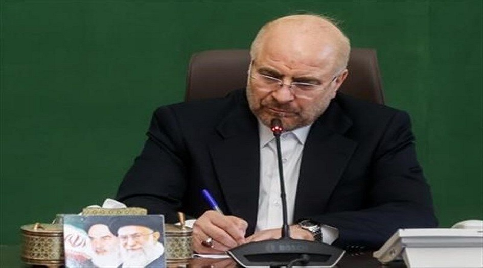 رئيس البرلمان الايراني يعلق على اغتيال المستشارين الايرايين في سوريا 