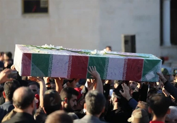 تشييع جثامين شهداء الهجوم الإرهابي الصهيوني على دمشق في طهران