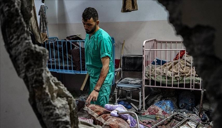 صحة غزة: دفن 40 شهيدا في مقبرة جماعية بساحة مجمع ناصر الطبي