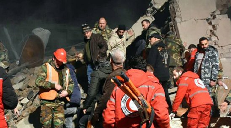 عدوان صهيوني على مدينة حمص السورية يخلف عدد من الشهداء والجرحى
