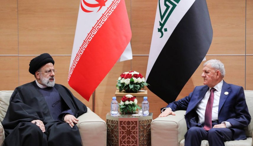  رئيسي يلتقي عبداللطيف رشيد ويؤكد على التنفيذ الكامل للاتفاقية الأمنية بين إيران والعراق 