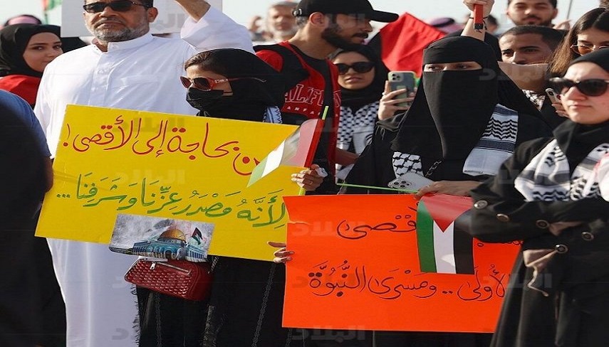 حمایت مردم بحرین از مردم مظلوم فلسطین/ لزوم توقف نسل کشی و تعطیلی سفارت اسرائیل در منامه