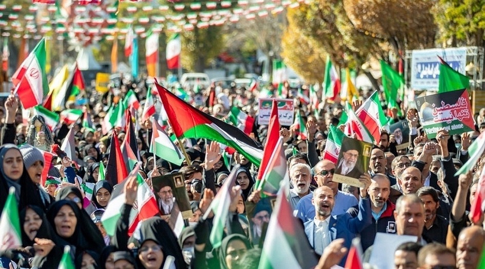 إسناداً لغزة ..مسيرة حاشدة في مدينة مشهد الإيرانية 